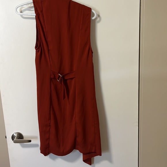 Orange/red Dynamite flowy vest - Picture 3 of 4